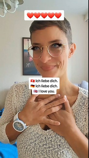 54K views · 502 reactions | "I like you" in different strengths and variations.  #swissgerman #schweiz #schweizerdeutsch #swiss #schwiizerdütsch #zürich #love #german #learngerman #switzerland #languagecourse | Swiss German for Beginners | Facebook