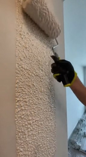 Creating Orange Peel Texture on Wall #TexturedFinish | Renovation Skill