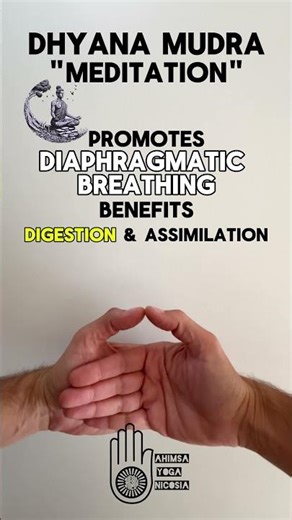Dhyana Yoga Mudra | Benefits | "Meditation" | Hand Gesture