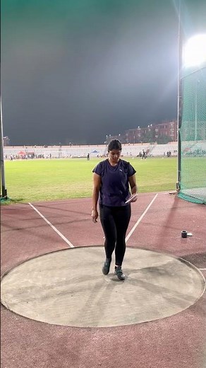 Discus Throw Practice | Power + Technique 🥏 #athletics #indianathlete #shorts