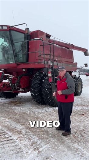She’s not new. She’s not fancy. She still gets it done. Eric Johnson walks around a 2008 Case IH 2588 that’s seen some acres and is ready for more. Solid iron never goes out of style. #farmtok #farm #combine #tractor #UsedEquipment