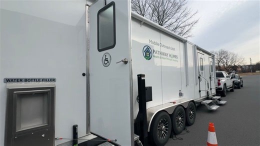 Mobile showers traveling around DC area to help homeless with health, hygiene