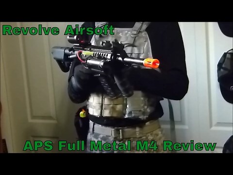 APS Full Metal M4 CQB Electric Blowback Airsoft AEG Rifle (Review)