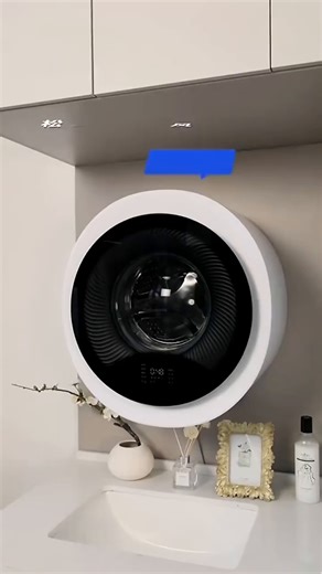 松下（Panasonic）小旋风壁挂滚筒洗衣机3kg防脱落保护95度高温除菌DD直驱变频低噪婴童特渍洗Bra柔洗宠肌洗系列 洗烘一体 XQG30-AD510