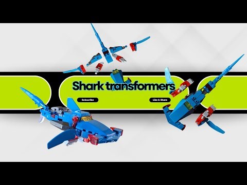 Build lego Shark transformers #foryou #lego #transformers