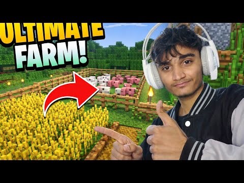 Unlimited Meat & Wheat Farm in Minecraft 😱 | Easy Survival