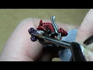 How to paint a Dark Eldar Wych part 3