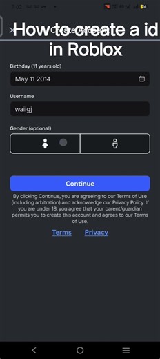 how to create a id in Roblox