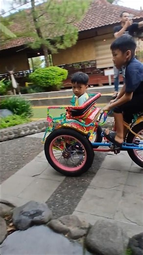 fun riding a mini rickshaw #shortvideo#entertainment#minirickshaw