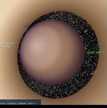 J1407b, the largest ringed planet ever discovered (Space Engine)