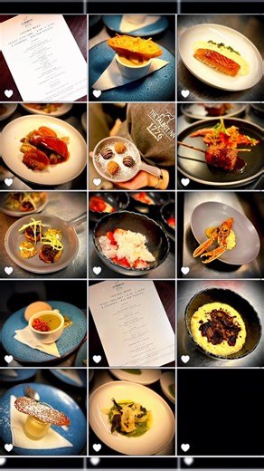 A selection of the dishes served in 2025 tasting menu nights in our 1776 Restaurant ❤️ | The Talbot Inn