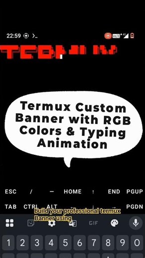 Termux Animated Banner 😈 RGB Hack