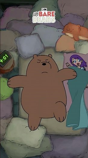 عندما لا يسمح لك عقلك بالنوم 😭 #الدببة_الثلاثة #كرتون_نتورك #WeBareBears #WBB #CartoonNetwork