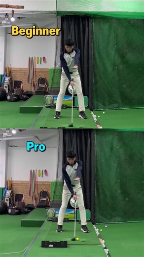 임팩트 전까지는 왼쪽 어깨가 버텨주는 느낌이 필요합니다 상체가 너무 빨리 계속 회전하면 클럽이 엎어치는 이미지로 연결되기 쉽습니다 왼어깨가 잠깐 버텨주면서 하체 리드로 내려오는 흐름을 만들면 클럽은 자연스럽게 떨어지고 임팩트 구간이 훨씬 안정됩니다 Until impact the left shoulder needs to stay stable If the upper body keeps rotating too early it often leads to an over-the-top motion When the left shoulder holds briefly and the lower body leads the club drops naturally and the impact zone becomes much more stable #임팩트자세 #왼어깨버티기 #다운스윙 #엎어치기교정 #전주골프레슨