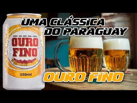 Uma cerveja clássica do Paraguay! Cerveja Ouro Fino!