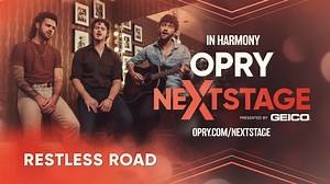 Restless Road is very intentional with every detail of their music – including who sings harmonies on a song! Take a look into their creative process with Opry Nextstage presented by GEICO! | Grand Ole Opry