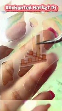 Enchanted Ancient Market | DIY 3D Sticker Scene Part #1