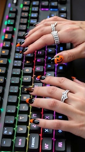 💙 Long Nails Keyboard Clicking Sounds | Deeply Satisfying Fast Typing ASMR #asmr #keyboardasmr