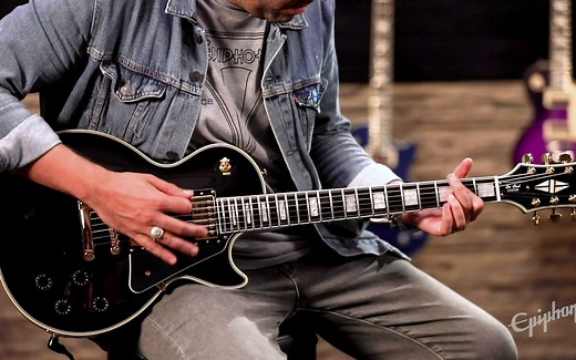 优雅与澎湃并存，Epiphone Les Paul Custom电吉他官方评测