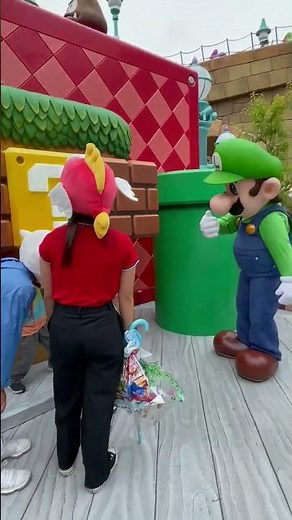 Talking Mario and Luigi~Meet and Greet~ Super Nintendo World Universal Studios Japan #usj #mario