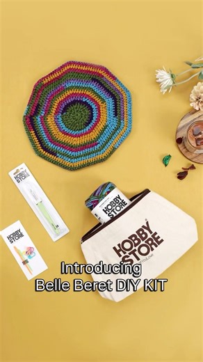 Crochet Beret Kit 🧶 | Make a Stylish Beret with Magic Needles