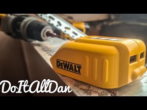 DEWALT DCB090 XJ 12v/20v Max USB XR Battery Charging Adaptor