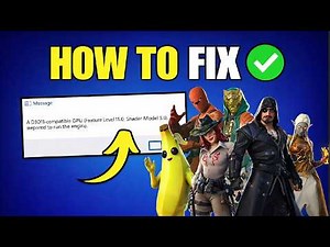 How to Fix D3D11 Compatible GPU (Feature Level 11.0, Shader Model 5.0) Error (Complete Guide)