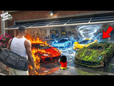 GTA V: Franklin And Shinchan Found Weirdest Elemental Cars In GTA 5 Telugu | #gta5