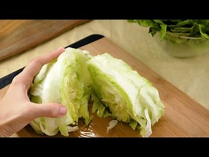 How to Cut Lettuce