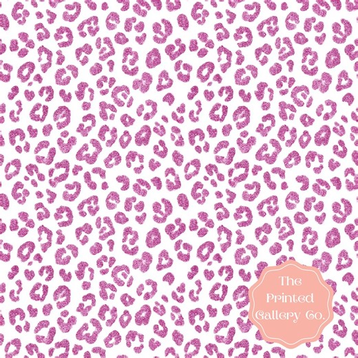 Pink Leopard Print Digital Paper, Glitter Scrapbook Paper, Cheetah Pattern, Animal Print Background Glam Safari - Etsy