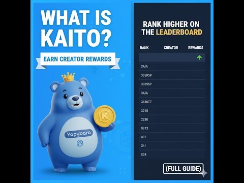 What Is Kaito? Earn Creator Rewards & Rank Higher on the Kaito Leaderboard (Full Guide)
