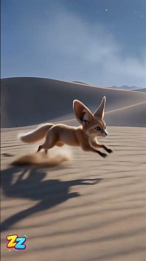 🦊 Cute Fennec Fox Desert Adventure 🌵 | Animal Learning for Kids | ZAZZU Toons