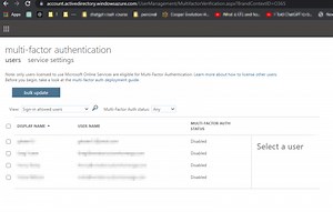 Is there a way to disable MFA and just use a pin to log into the desktop?