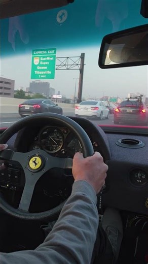 Ferrari F40 Interior Raw POV #cars #ferrari #f40