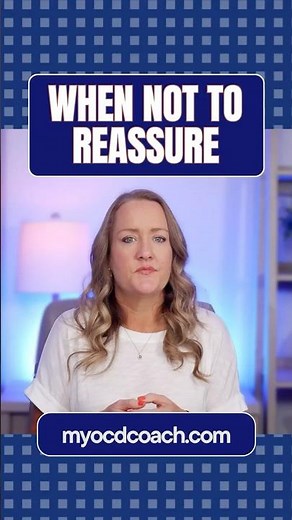 Reassurance vs Recovery in OCD #myocdcoach #ocd #ocdhelp #ocdrecovery #rocd #erp