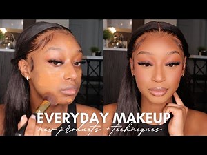 *DETAILED* UPDATED EVERYDAY NATURAL SOFT GLAM MAKEUP ROUTINE FOR WOC *Step-By-Step*