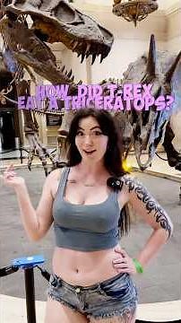 HOW TREX ATE TRICERATOPS #trex #dinosaur #jurassicworldrebirth