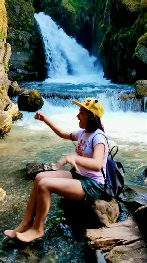 Took my neice for a short hike 😊 Virgin Creek Falls in Girdwood🧡 #Alaska #907LOVE | 907love