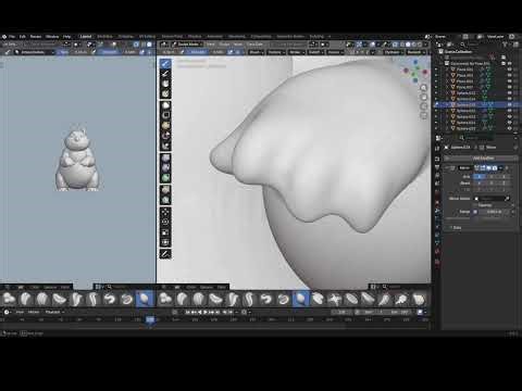 Experiment 520 Cannonball | Digital Sculpting in Blender | STL Collectible