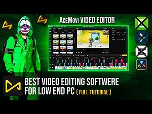 Best Video Editing Software For Low End Pc | Tuneskit AceMovi Video Editor | Beginners Guide