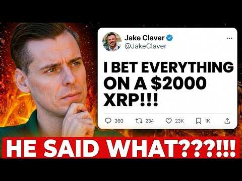 XRP PRICE ANALYST PREDICTS $2000 XRP??!?! (''Get Your Bags Ready'')