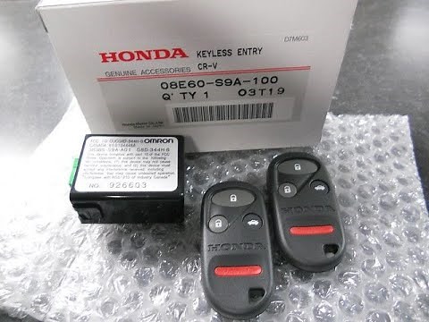 How to Install OEM Keyless Entry in 2002 - 2004 Honda CR-V LX