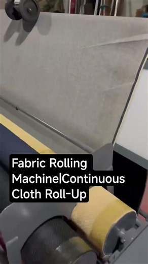 How This Machine Rolls Fabric Perfectly | Auto Fabric Rolling Machine #shorts