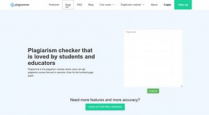 Plagiarism Checker Free
