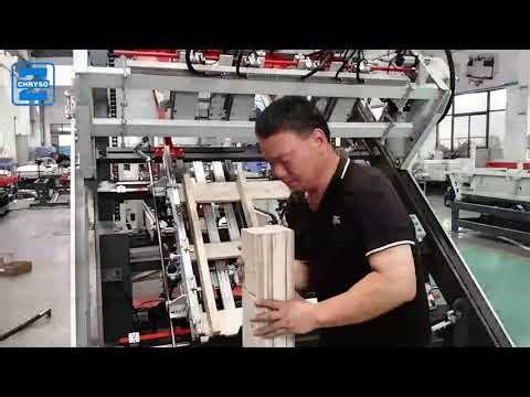 ZZCHRYSO 4 Stringer Pallet Nailing Machine and Pallet Stacker Machine testing video for USA Client