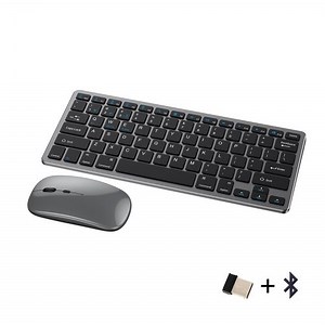 MIDIA 10inch BT Rechargeable Mini Keyboard Mouse Combo (2.4G/Bluetooth5.0/3.0)