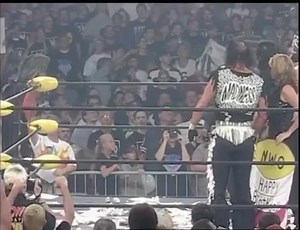 🦂On August 21, 1997 WCW Clash of the Champions XXXV took place in Nashville, Tennessee from the Nashville Municipal Auditorium. It marked the 35th and final Clash of the Champions pay-per-view in WCW. At the end of the show, Sting appeared in the rafters with a vulture and his black and white face paint inspired by the 1994 film The Crow. In late 1999, Sting admitted that Scott Hall had initially suggested the idea of painting his face like the character of Eric Draven from The Crow. STING main
