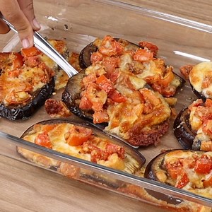 10K views · 82 reactions | Baked eggplant stuffed with just 3 ingredients | Recipe Manual | Facebook