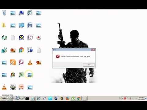 could not find zone code pre_gfx.ff'' call of duty mw3