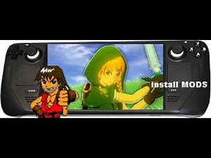 How to install mod Linkle 3.0 Zelda BOTW Cemu 2.8 SteamDeck+MODPACK download